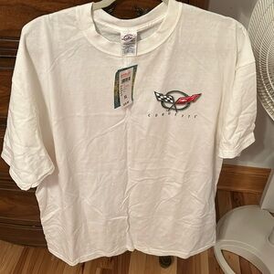 Official GM licensed t-shirt white XL corvette new with tags